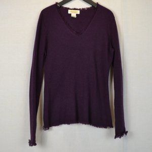 Peck & Peck  pure cashmere V-neck sweater  size small